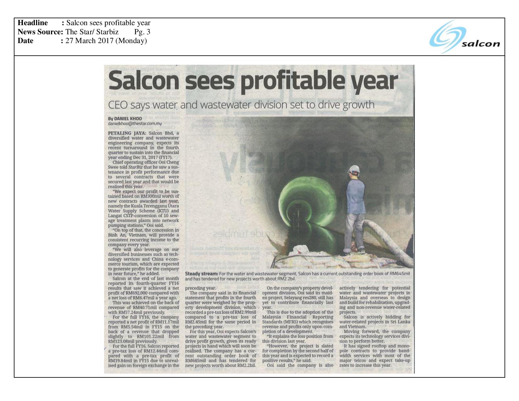 Salcon sees profitable year