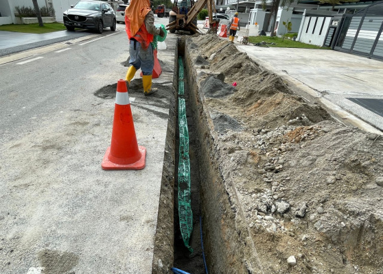 Rehabilitation works of Vacuum Sewerage System at Bandar Ambang Botanic