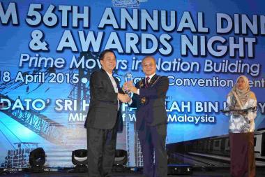 IEM Award for Contribution to Engineering Industry in Malaysia 2015 – Water and Wastewater Engineering