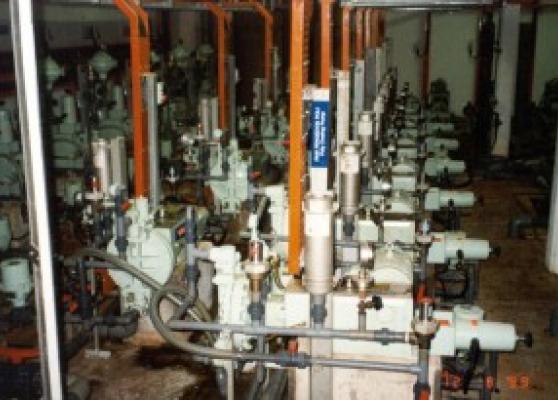 alum & poly dosing pumps