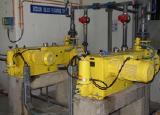 fluoride plant dosing pump