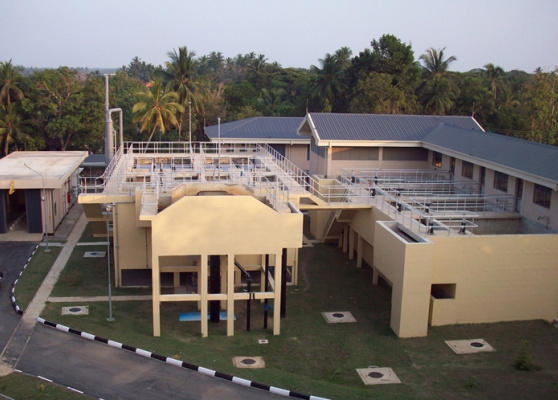 Hambantota water treatment plant in Ambalantota, Sri Lanka with 15 MLD capacity 1