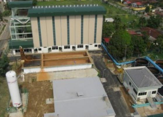 General view of Pintu Geng Water Treatment Plant