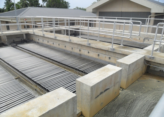 Lamella Plate Clarifier in operation 1