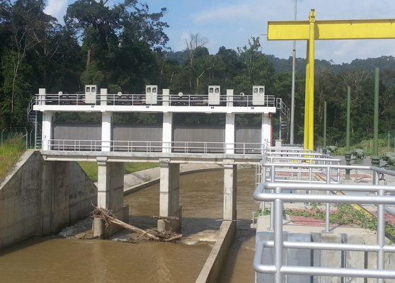 River Gate at Raw Water Intake 1