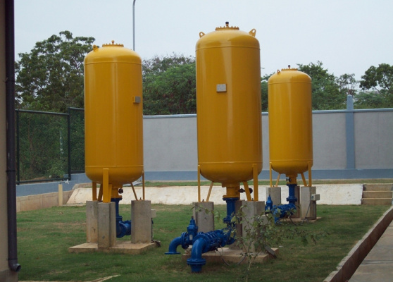 Surge Vessel for Treated Water Pumping Stations