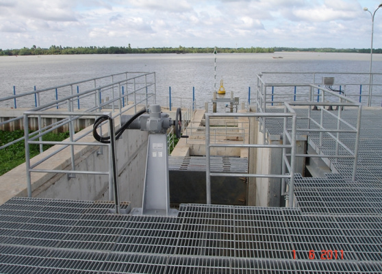 tien river raw water intake