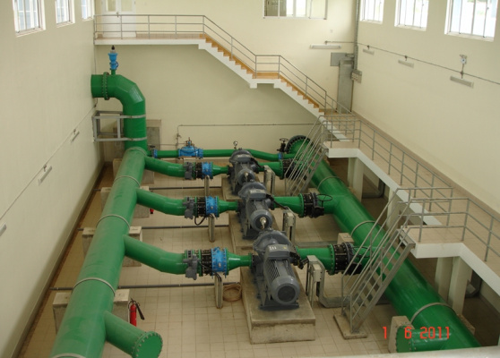 treated water pumping station