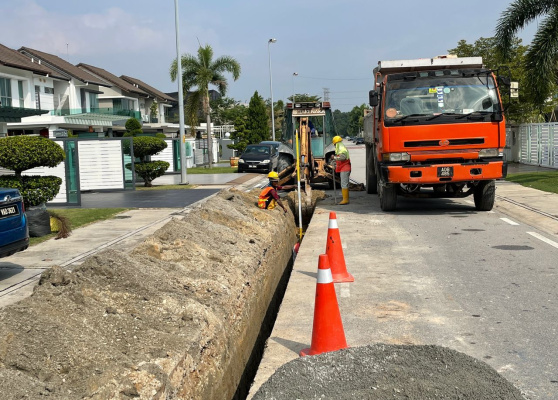 Rehabilitation works of Vacuum Sewerage System at Bandar Ambang Botanic