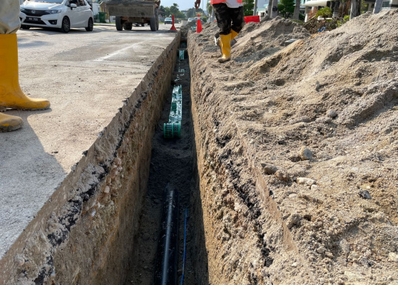 Rehabilitation works of Vacuum Sewerage System at Bandar Ambang Botanic